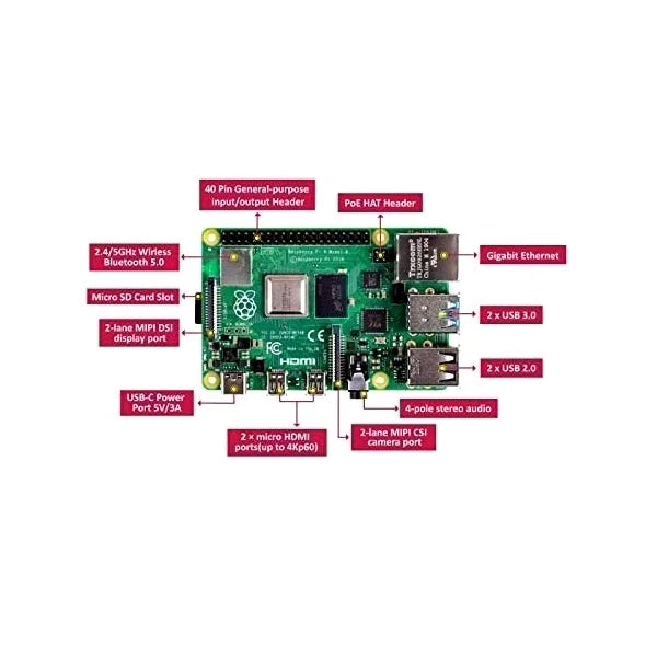 Raspberry Pi 4B (4GB RAM)
